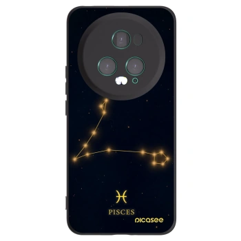 Picasee silikonski črni ovitek za Honor Magic5 Pro - PISCES