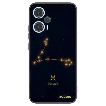 Picasee silikonski črni ovitek za Xiaomi Poco F5 - PISCES