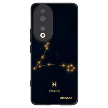 Picasee silikonski črni ovitek za Honor 90 5G - PISCES