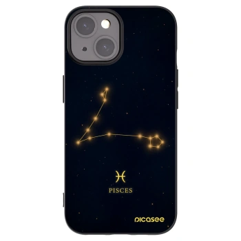 Picasee silikonski črni ovitek za Apple iPhone 15 - PISCES