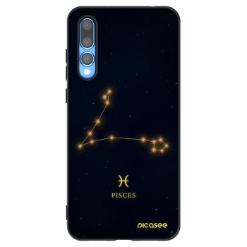Picasee silikonski črni ovitek za Huawei P20 Pro - PISCES