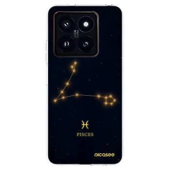 Picasee silikonski prozorni ovitek za Xiaomi 14 Pro - PISCES