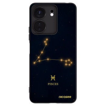 Picasee silikonski črni ovitek za Xiaomi Redmi 13C 4G - PISCES