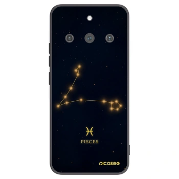 Picasee silikonski črni ovitek za Realme 11 Pro+ - PISCES