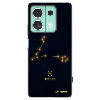 Picasee silikonski črni ovitek za Xiaomi Redmi Note 13 5G - PISCES