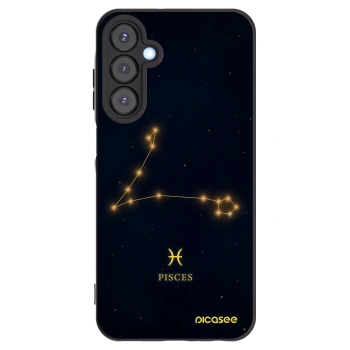 Picasee silikonski črni ovitek za Samsung Galaxy A25 A256B 5G - PISCES
