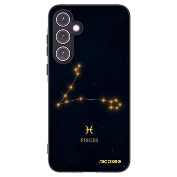 Picasee silikonski črni ovitek za Samsung Galaxy A35 5G A356B - PISCES