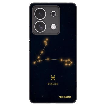 Picasee silikonski črni ovitek za Xiaomi Redmi Note 13 4G - PISCES