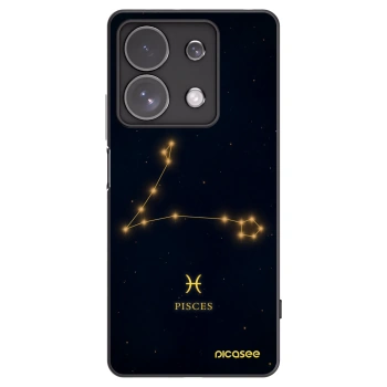 Picasee silikonski črni ovitek za Xiaomi Redmi Note 13 Pro 4G - PISCES