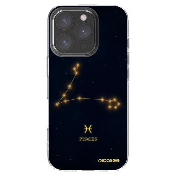 Picasee silikonski prozorni ovitek za Apple iPhone 16 Pro - PISCES