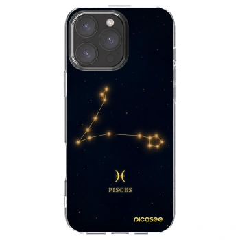 Picasee silikonski prozorni ovitek za Apple iPhone 16 Pro Max - PISCES