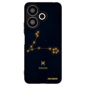 Picasee silikonski črni ovitek za Xiaomi Redmi 13 4G - PISCES