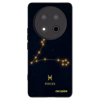 Picasee silikonski črni ovitek za Honor Magic7 Lite 5G - PISCES