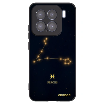 Picasee silikonski črni ovitek za Xiaomi 15 - PISCES