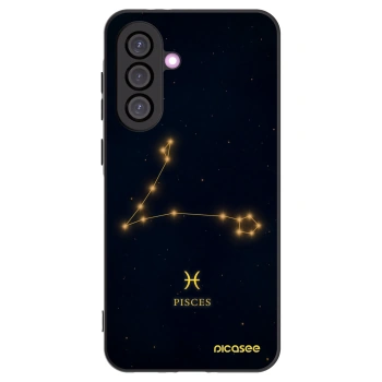 Picasee silikonski črni ovitek za Samsung Galaxy A56 5G A566B - PISCES