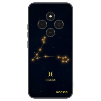 Picasee silikonski črni ovitek za Xiaomi Poco C75 - PISCES