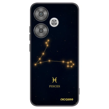 Picasee silikonski črni ovitek za Xiaomi Poco F6 - PISCES