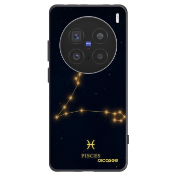 Picasee silikonski črni ovitek za Vivo X200 Pro - PISCES