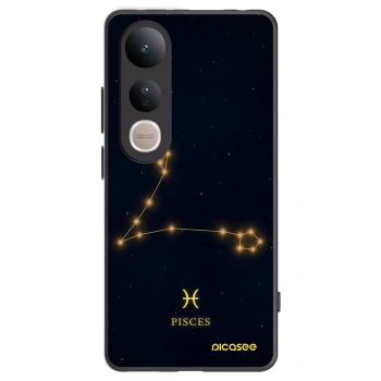 Picasee silikonski črni ovitek za Vivo V50 Lite 5G - PISCES