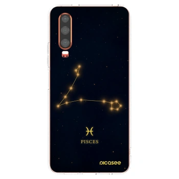 Picasee silikonski prozorni ovitek za Huawei P30 - PISCES