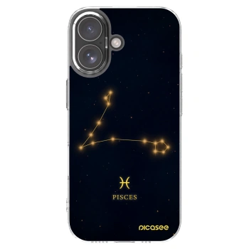 Picasee silikonski prozorni ovitek za Apple iPhone 17 - PISCES