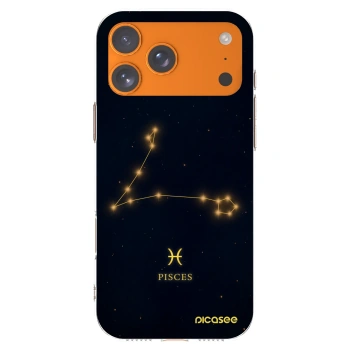 Picasee silikonski prozorni ovitek za Apple iPhone 17 Pro Max - PISCES