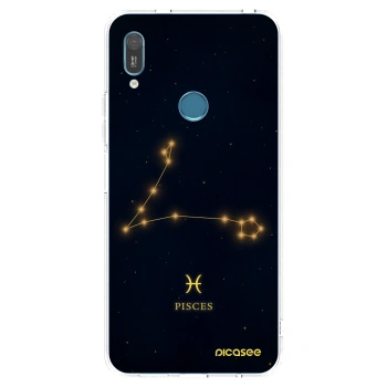 Picasee silikonski prozorni ovitek za Huawei Y6 2019 - PISCES