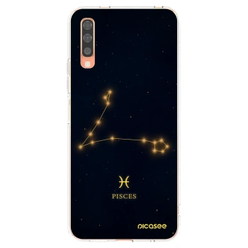 Picasee silikonski prozorni ovitek za Samsung Galaxy A70 A705F - PISCES