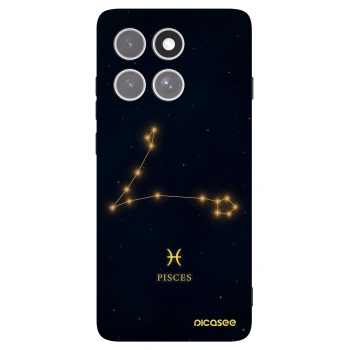 Picasee silikonski črni ovitek za Motorola Edge 60 Pro - PISCES