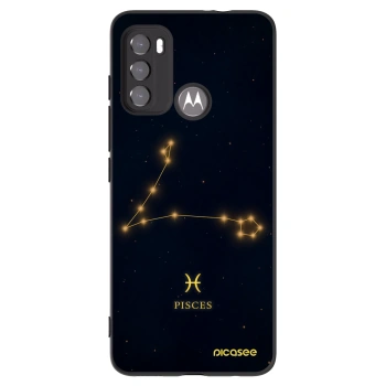 Picasee silikonski črni ovitek za Motorola Edge 60 5G - PISCES