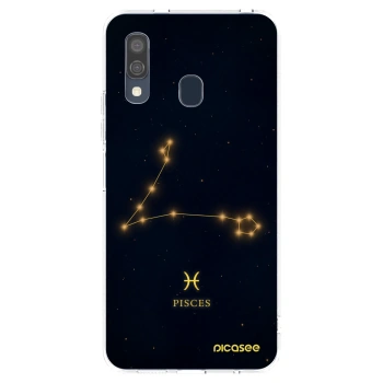 Picasee silikonski prozorni ovitek za Samsung Galaxy A40 A405F - PISCES