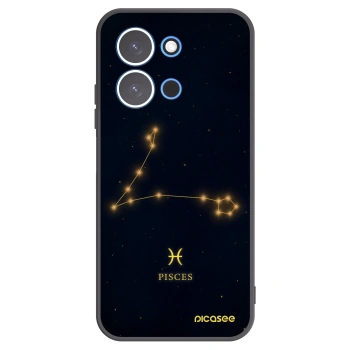 Picasee silikonski črni ovitek za Xiaomi Redmi 15C 4G - PISCES