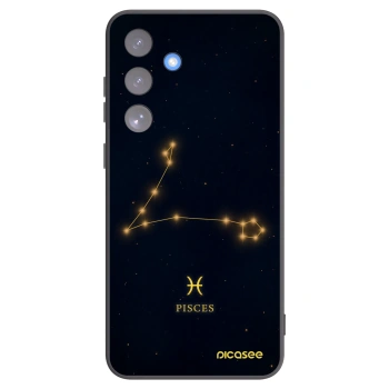 Picasee silikonski črni ovitek za Samsung Galaxy S25 FE 5G - PISCES