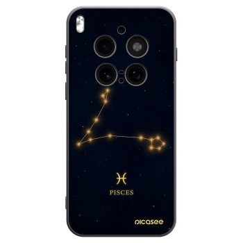 Picasee silikonski črni ovitek za Vivo X300 Pro - PISCES