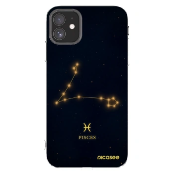 Picasee silikonski prozorni ovitek za Apple iPhone 11 - PISCES