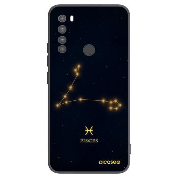 Picasee silikonski črni ovitek za Xiaomi Redmi Note 8 - PISCES