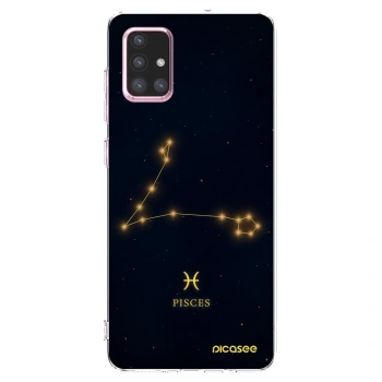 Picasee silikonski prozorni ovitek za Samsung Galaxy A71 A715F - PISCES