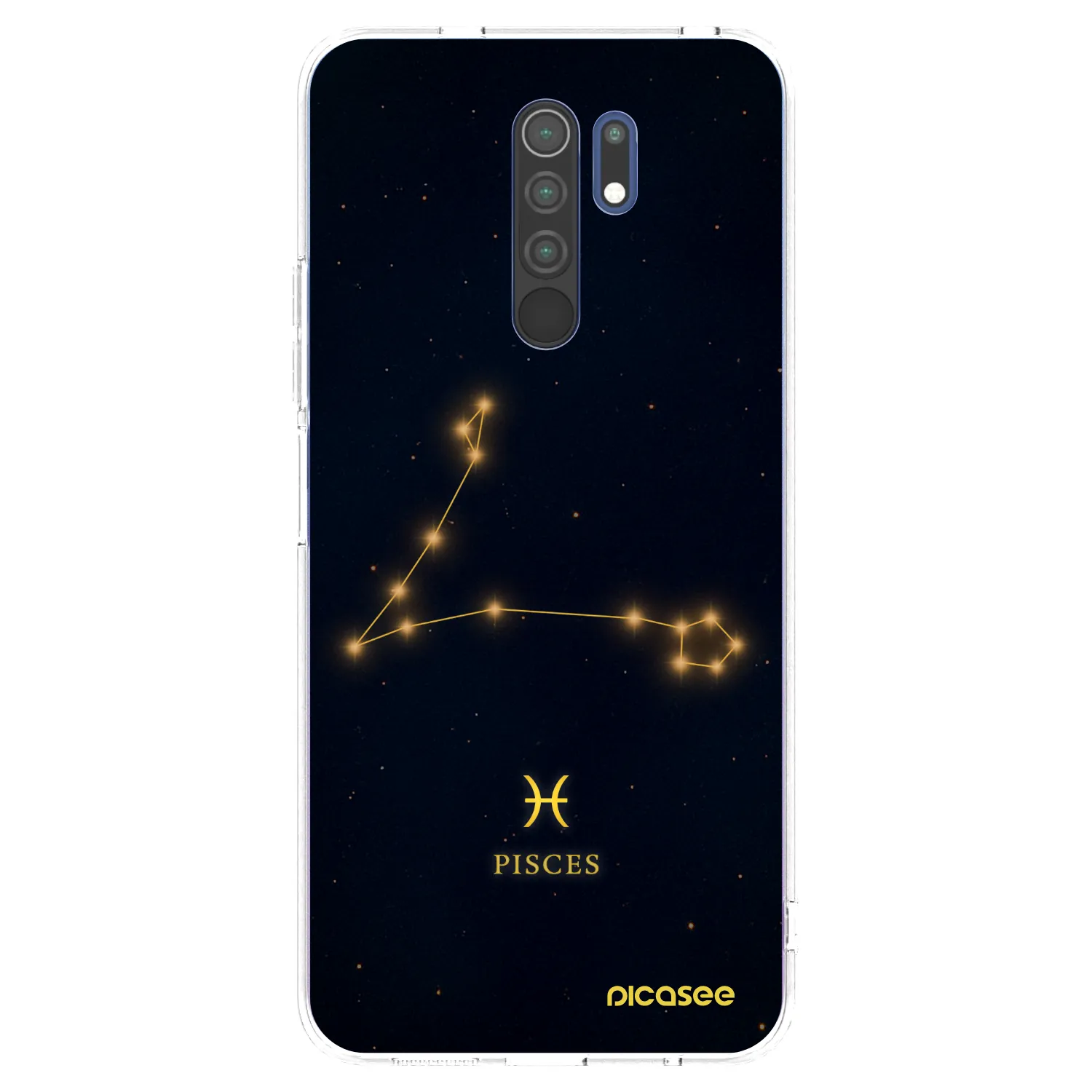 Picasee silikonski prozorni ovitek za Xiaomi Redmi 9 - PISCES