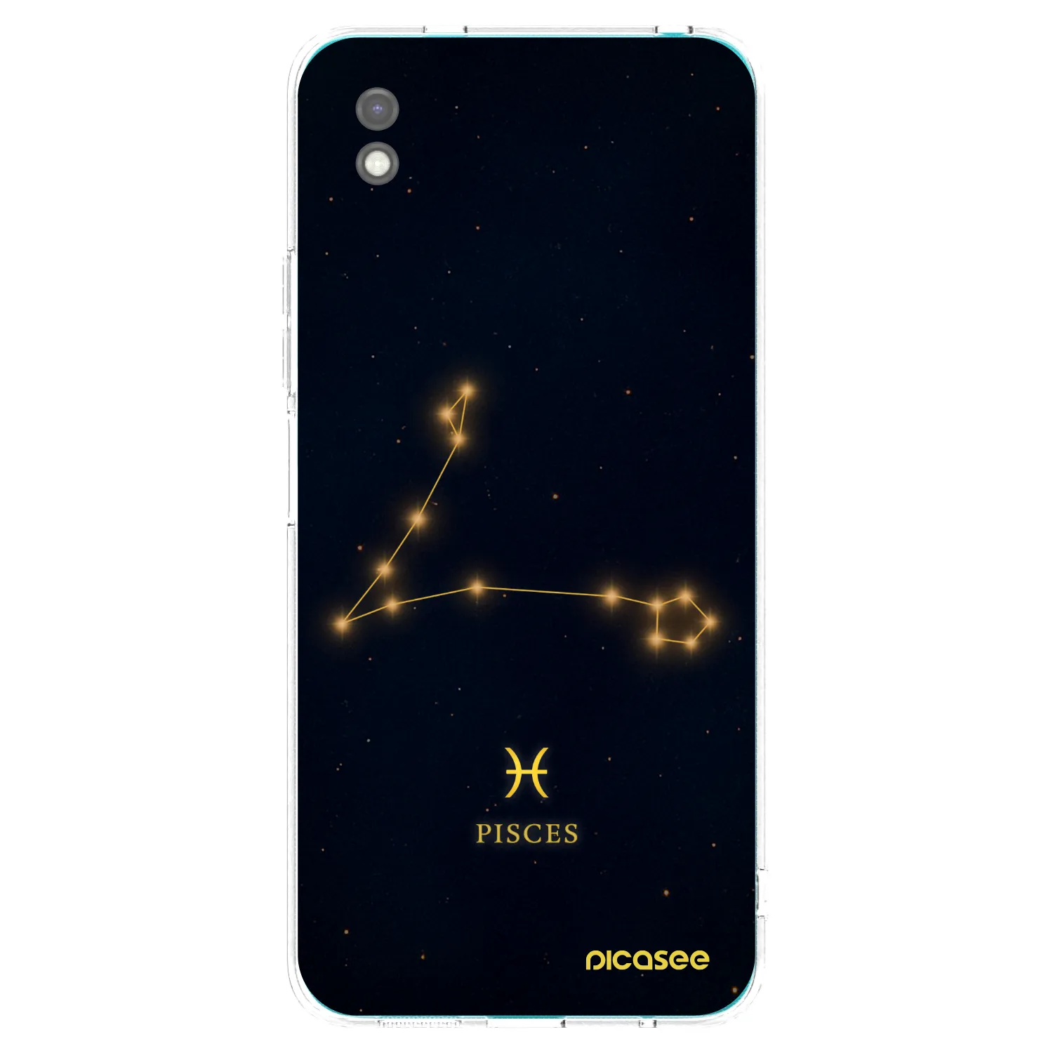 Picasee silikonski črni ovitek za Xiaomi Redmi 9A - PISCES