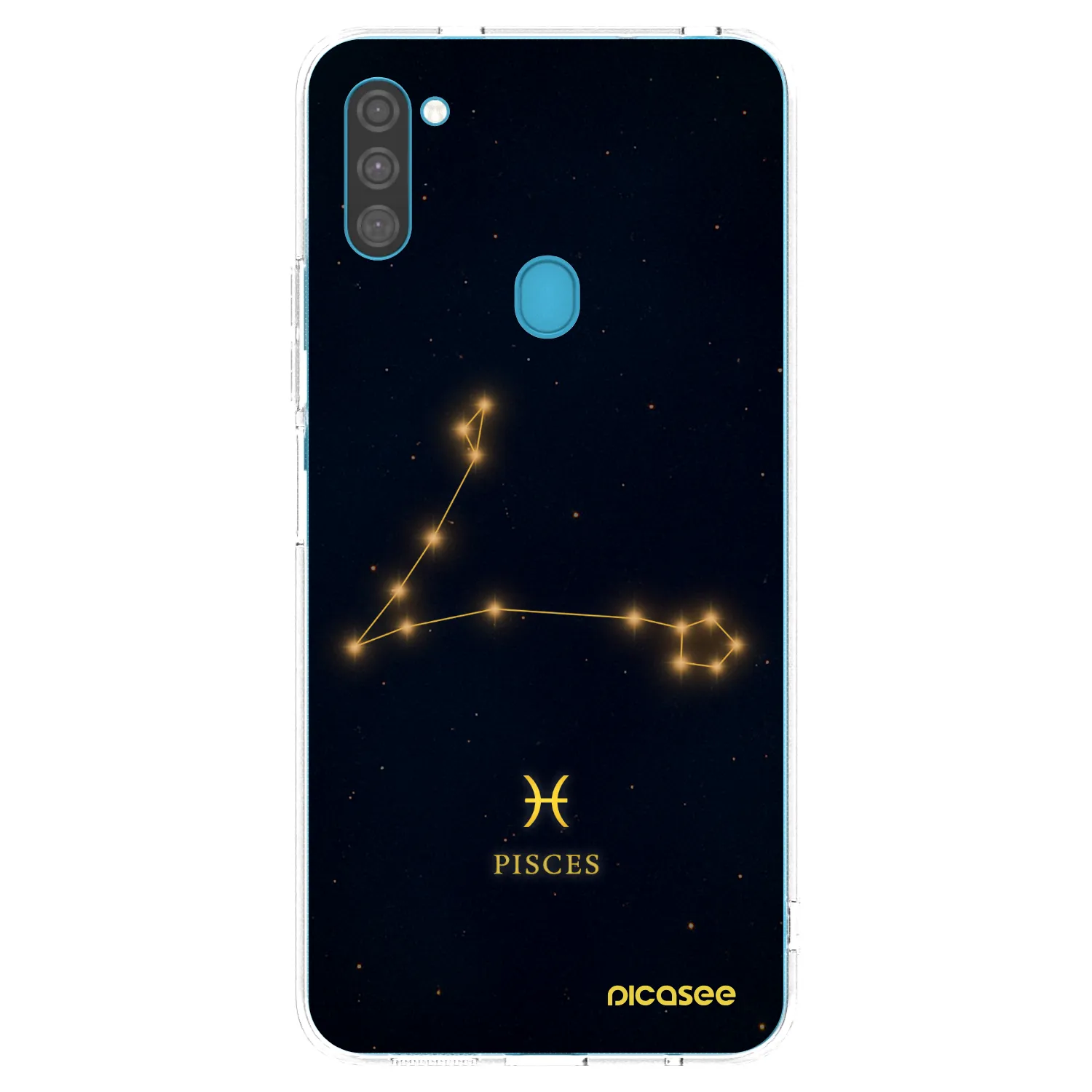 Picasee silikonski prozorni ovitek za Samsung Galaxy M11 - PISCES