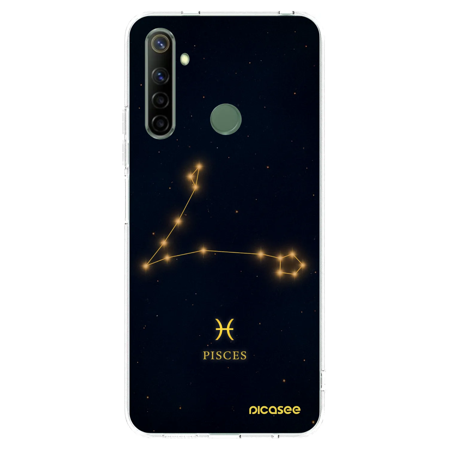 Picasee silikonski prozorni ovitek za Realme 6i - PISCES