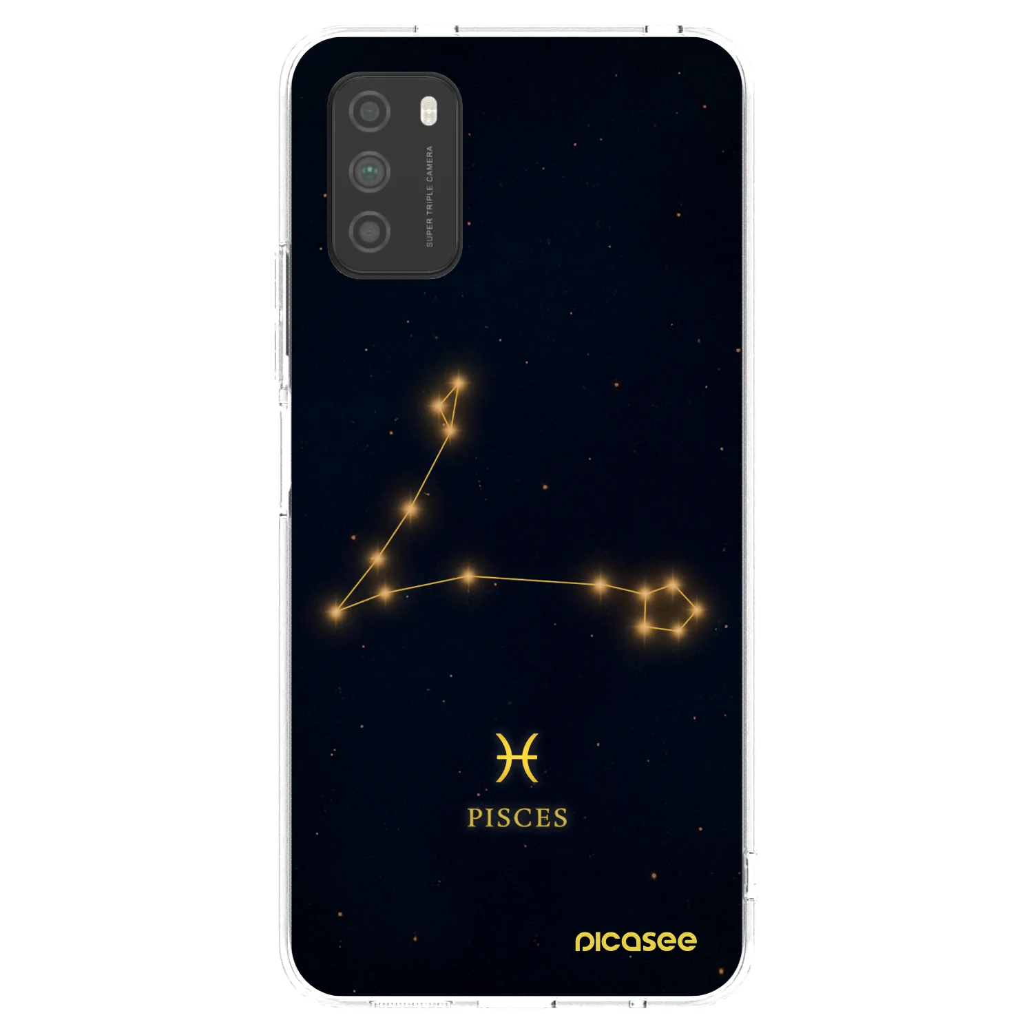 Picasee silikonski prozorni ovitek za Xiaomi Poco M3 - PISCES