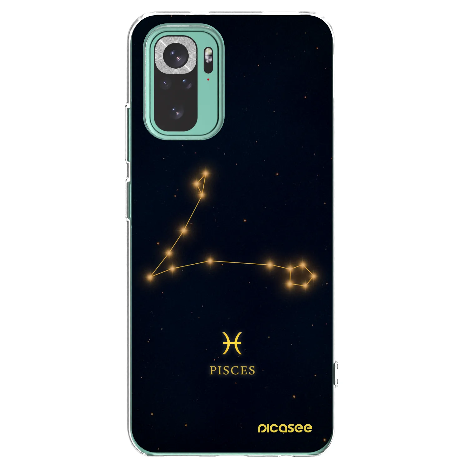 Picasee silikonski prozorni ovitek za Xiaomi Redmi Note 10 Pro - PISCES
