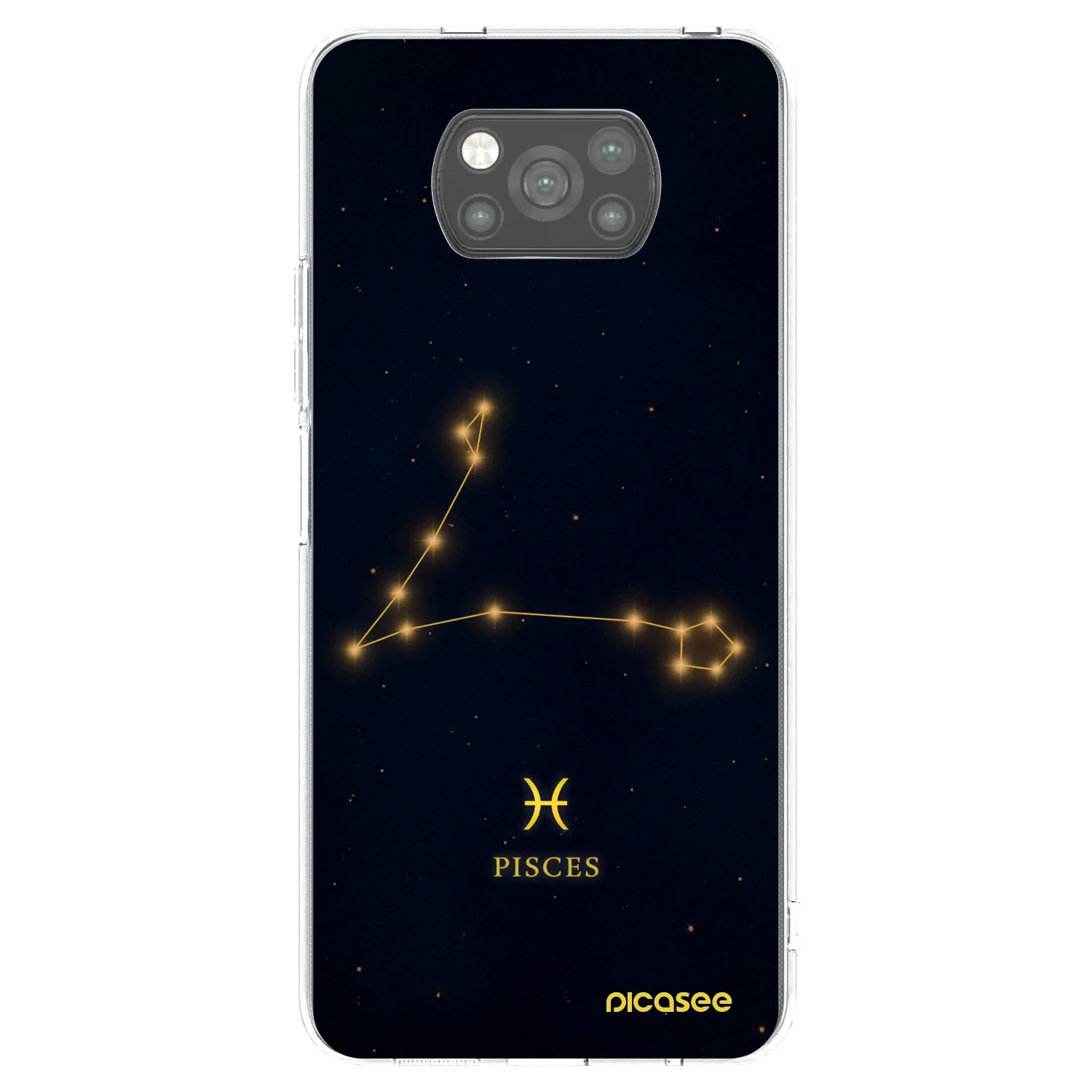 Picasee silikonski črni ovitek za Xiaomi Poco X3 Pro - PISCES