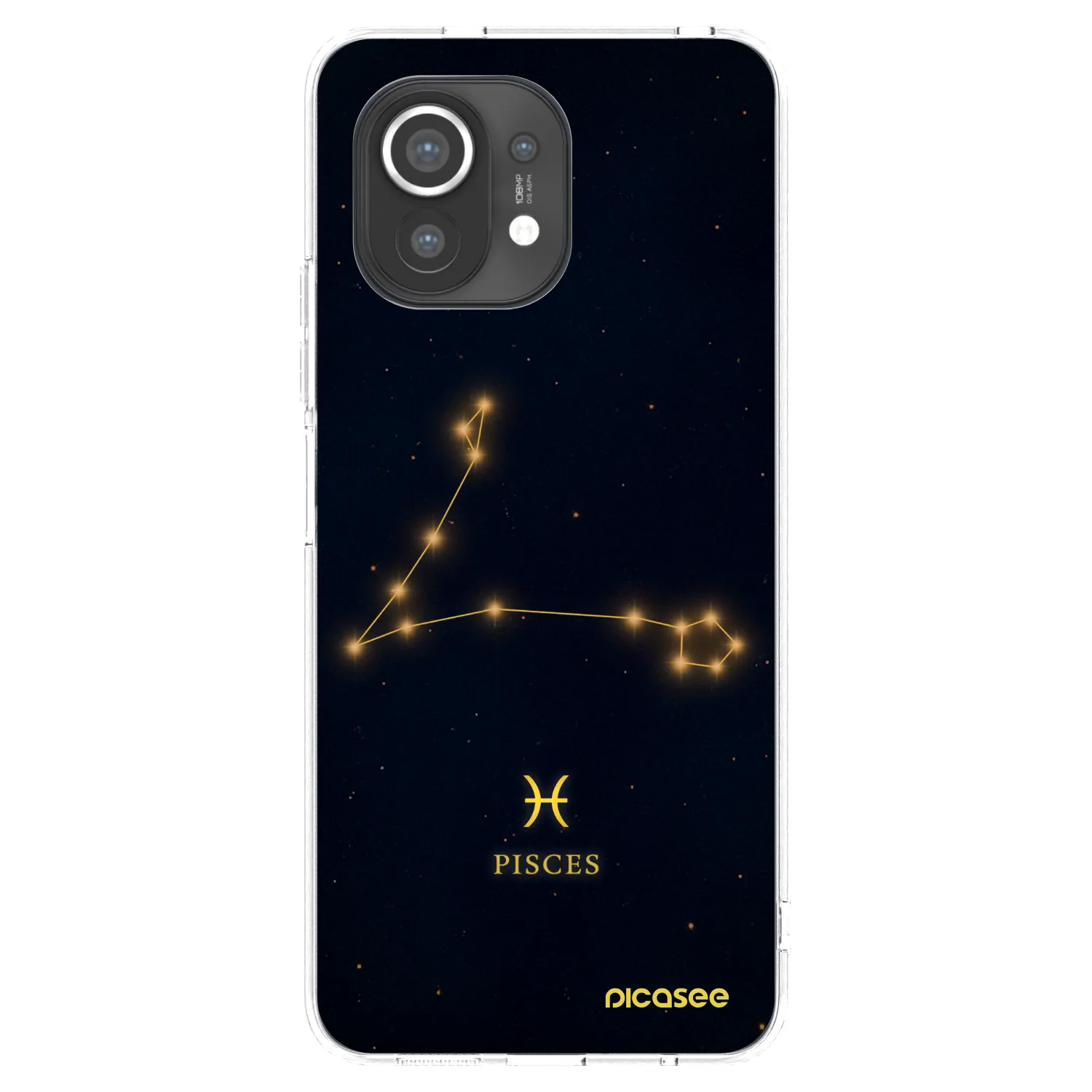 Picasee silikonski prozorni ovitek za Xiaomi Mi 11 - PISCES