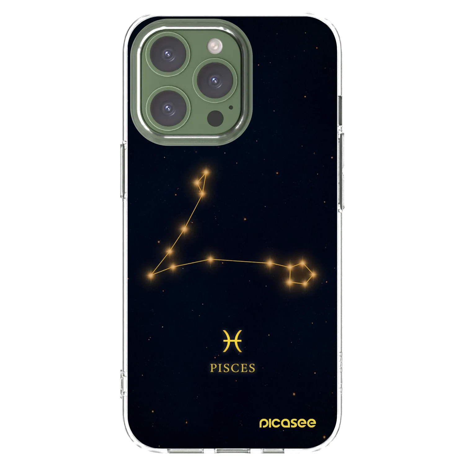 Picasee silikonski prozorni ovitek za Apple iPhone 13 Pro - PISCES