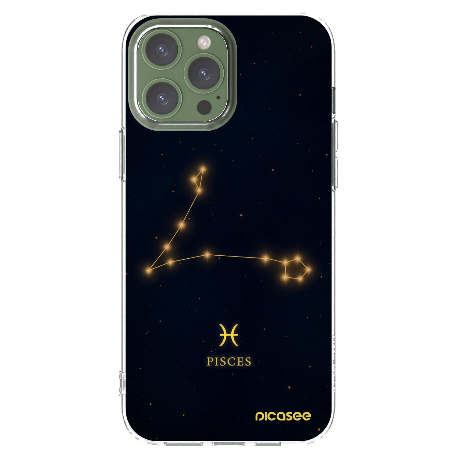 Picasee silikonski prozorni ovitek za Apple iPhone 13 Pro Max - PISCES