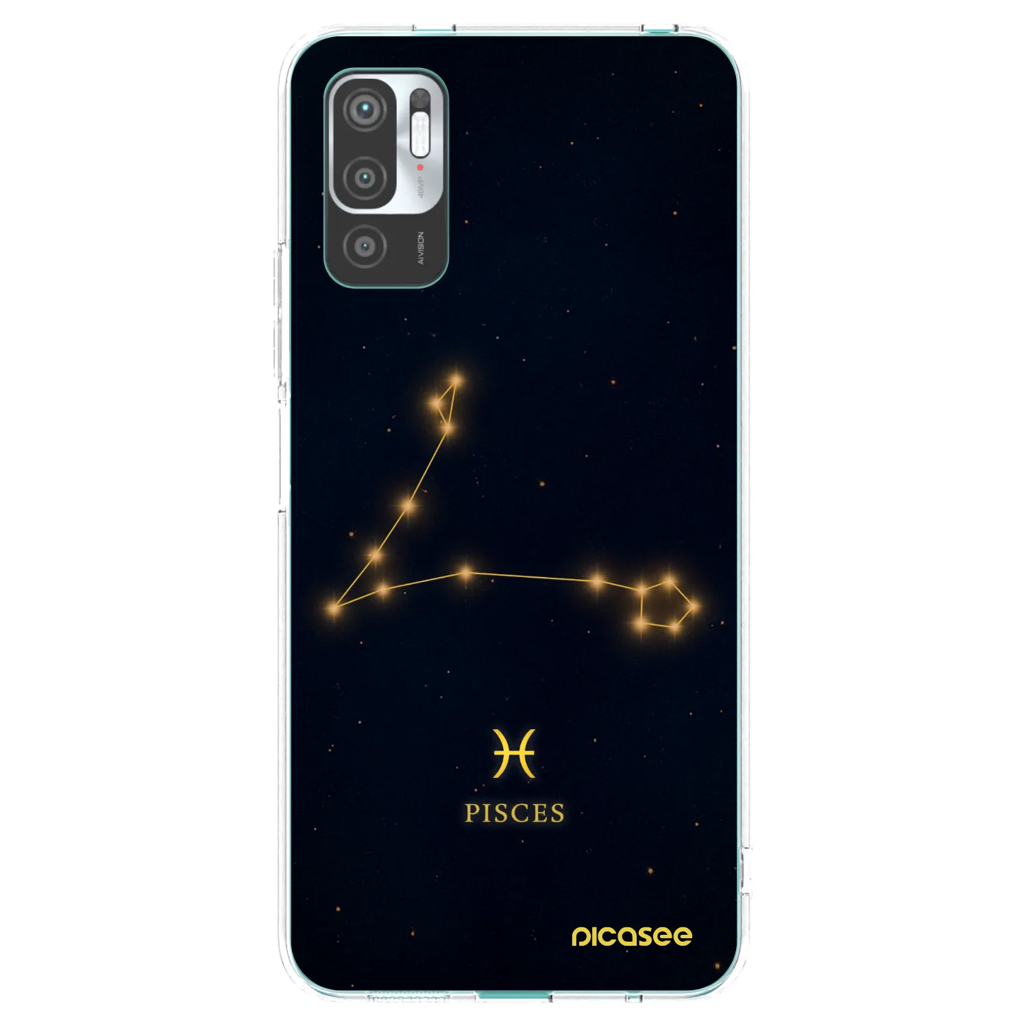 Picasee silikonski prozorni ovitek za Xiaomi Redmi Note 10 5G - PISCES
