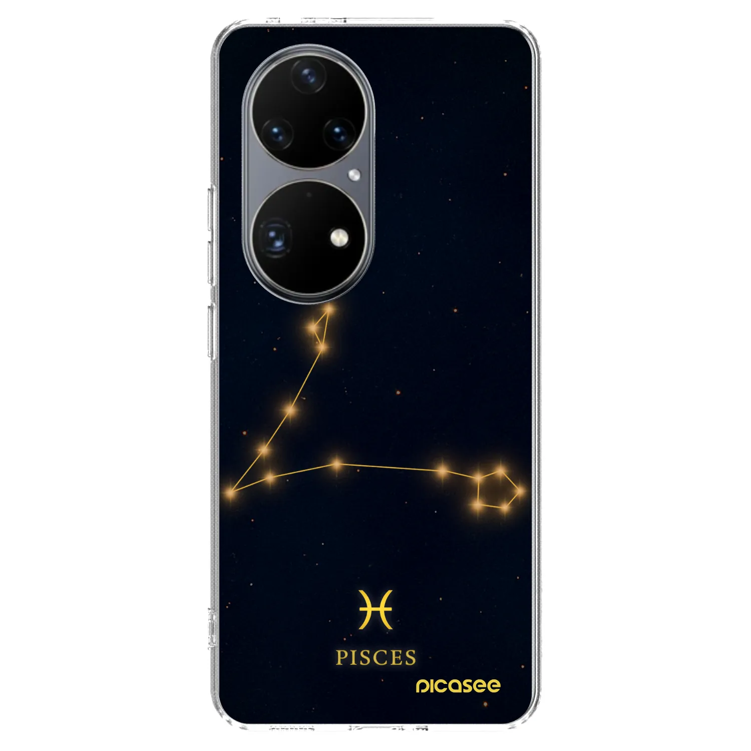 Picasee silikonski prozorni ovitek za Huawei P50 - PISCES