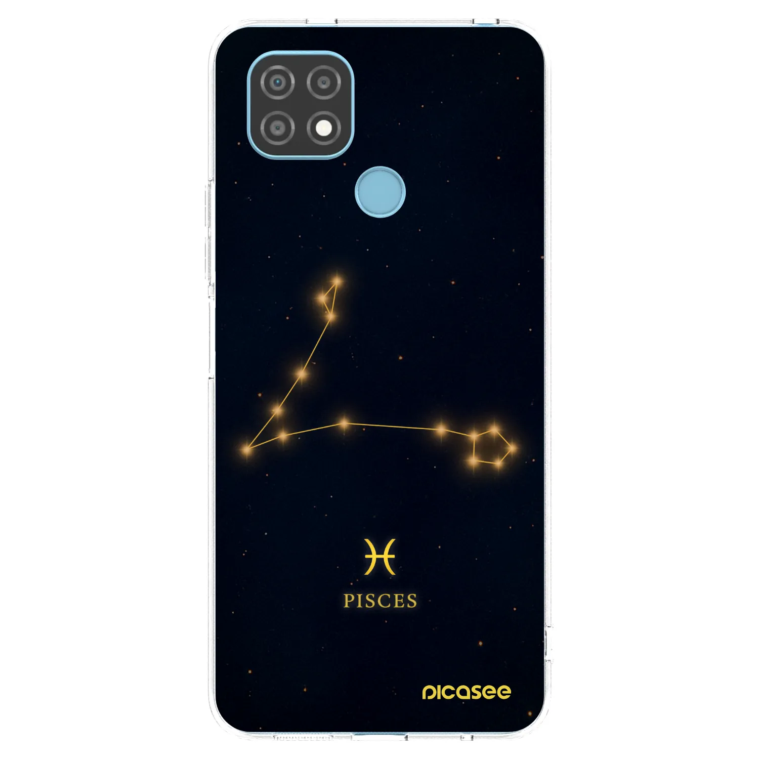 Picasee silikonski prozorni ovitek za Realme C21 - PISCES